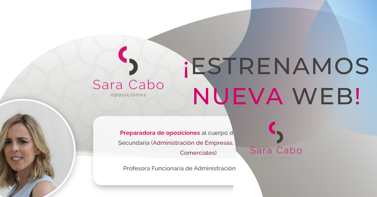 Nueva Web Sara Cabo Oposiciones