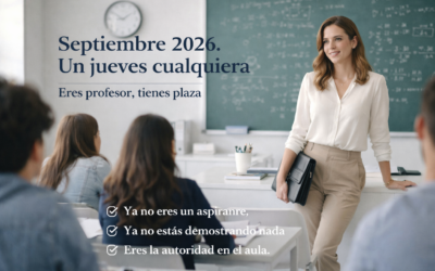 Un jueves cualquiera de septiembre: cómo cambia tu vida cuando consigues plaza de profesor
